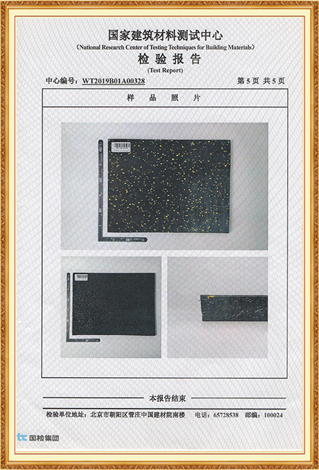 产品检测报告-SGS地垫新国标